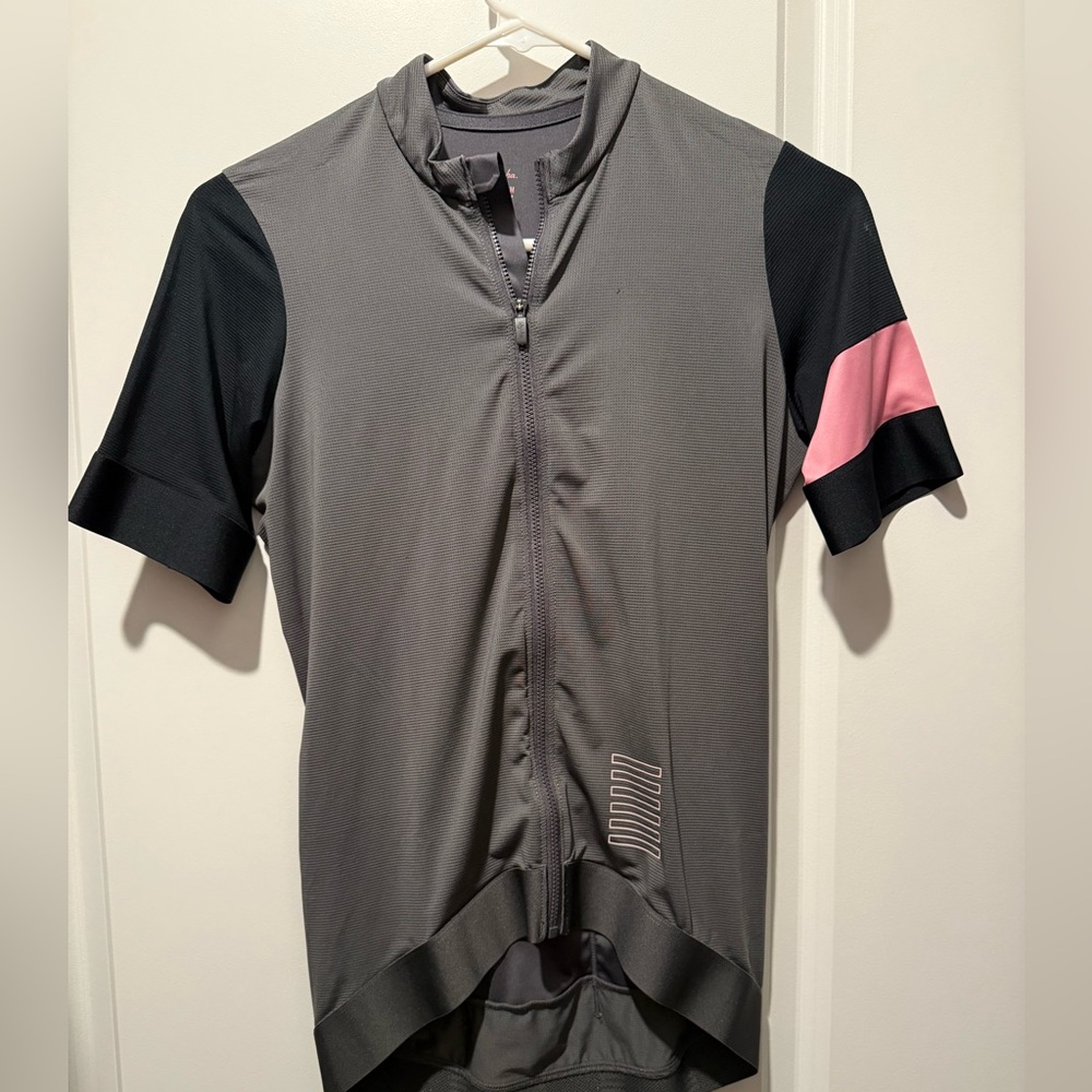 Rapha Women's Gray and Black, pink Cycling Jersey.